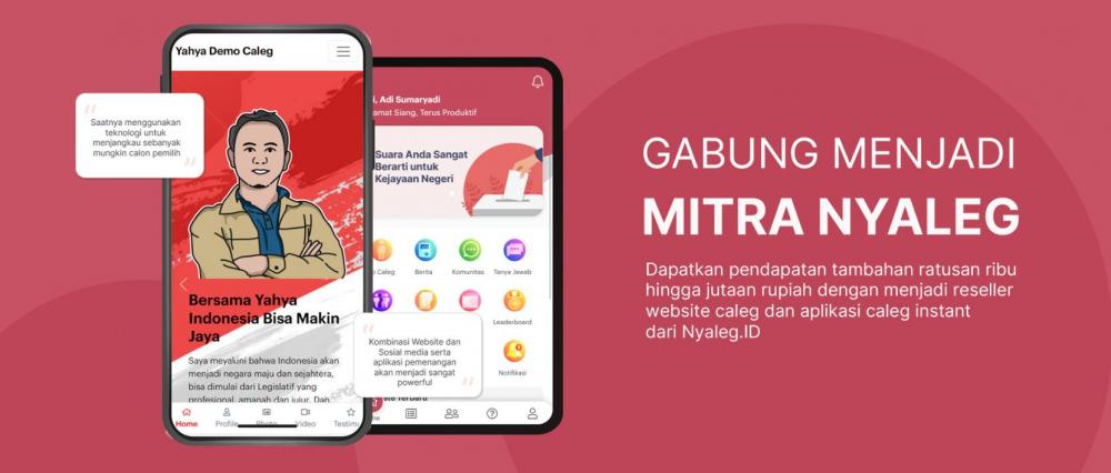 Gak Perlu Modal! Jadi Reseller Nyaleg dan Bantu Caleg Ini  dapat  Bisa  Pendapatan Tambahan 