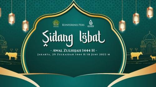 Pemerintah Tetapkan Iduladha 1444H  Anjlok pada Kamis 29 Juni 2023 