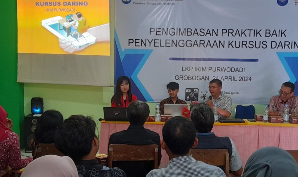 Kemendikbudristek Mendukung Respon LKP Terhadap Era Digital Dengan Kursus Online.